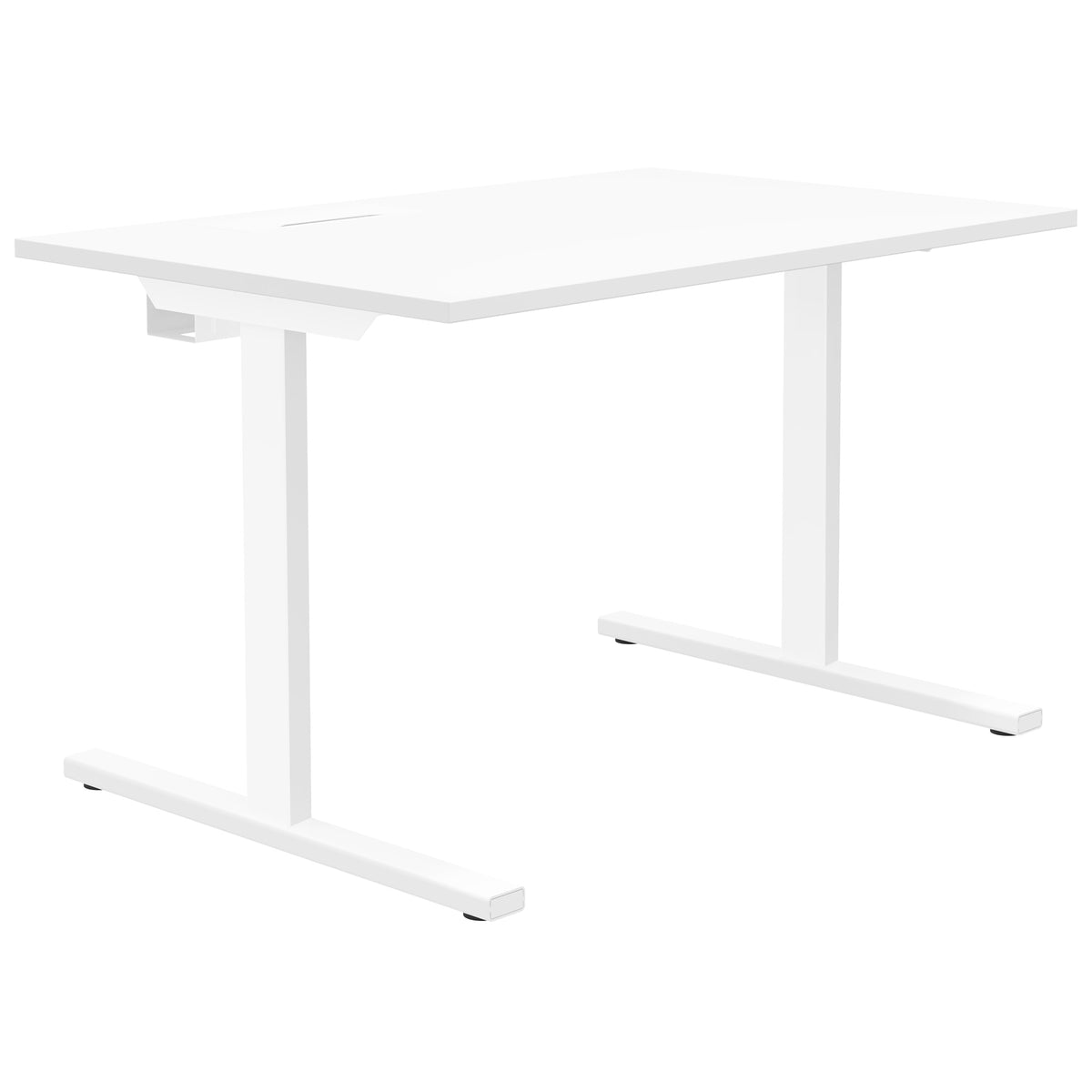 T-EASY Schreibtisch | 1200 x 800 mm, elektrifiziert, Weiß - 2 Lightbox Main Image