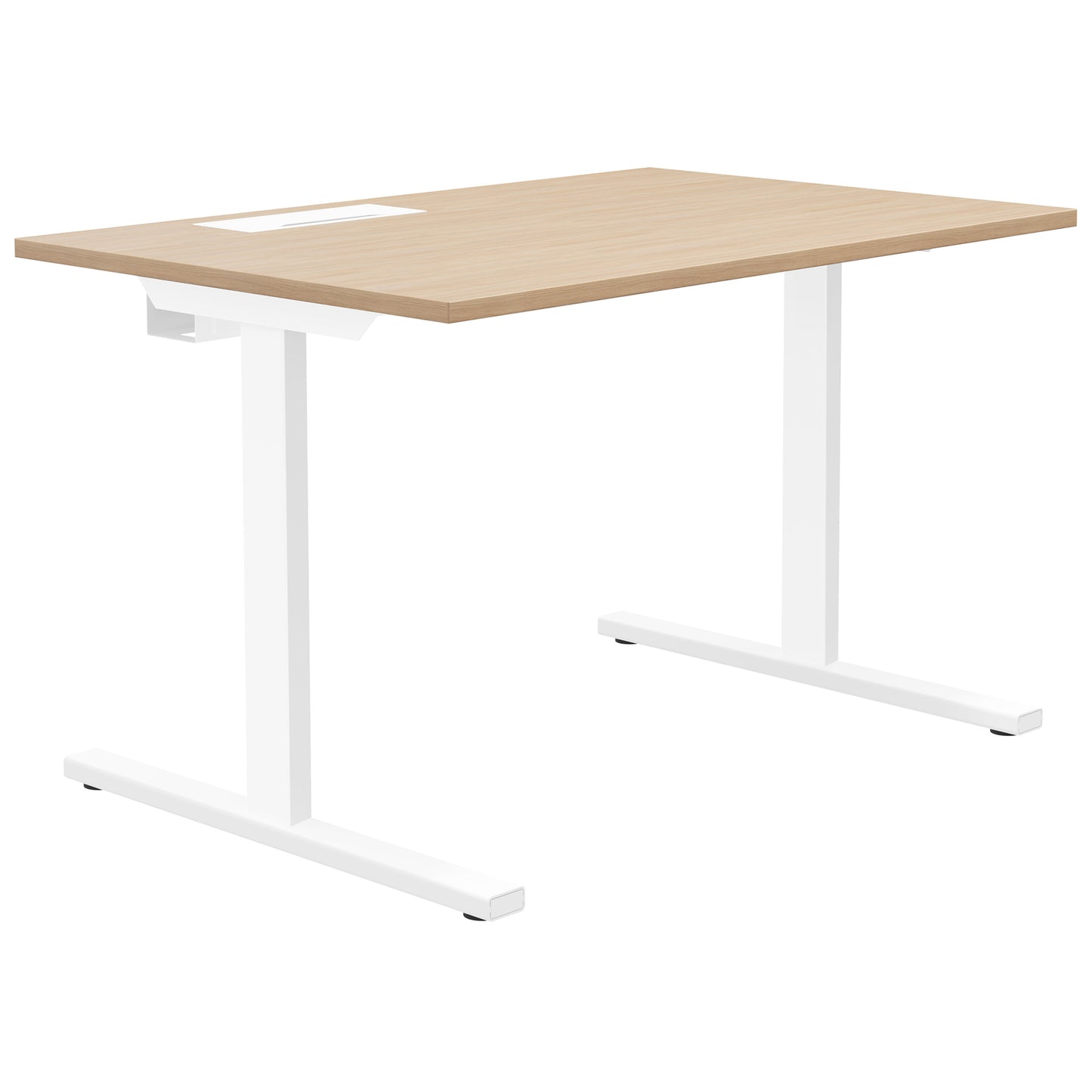 T-EASY desk | 1200 x 800 mm, electrified, amber oak