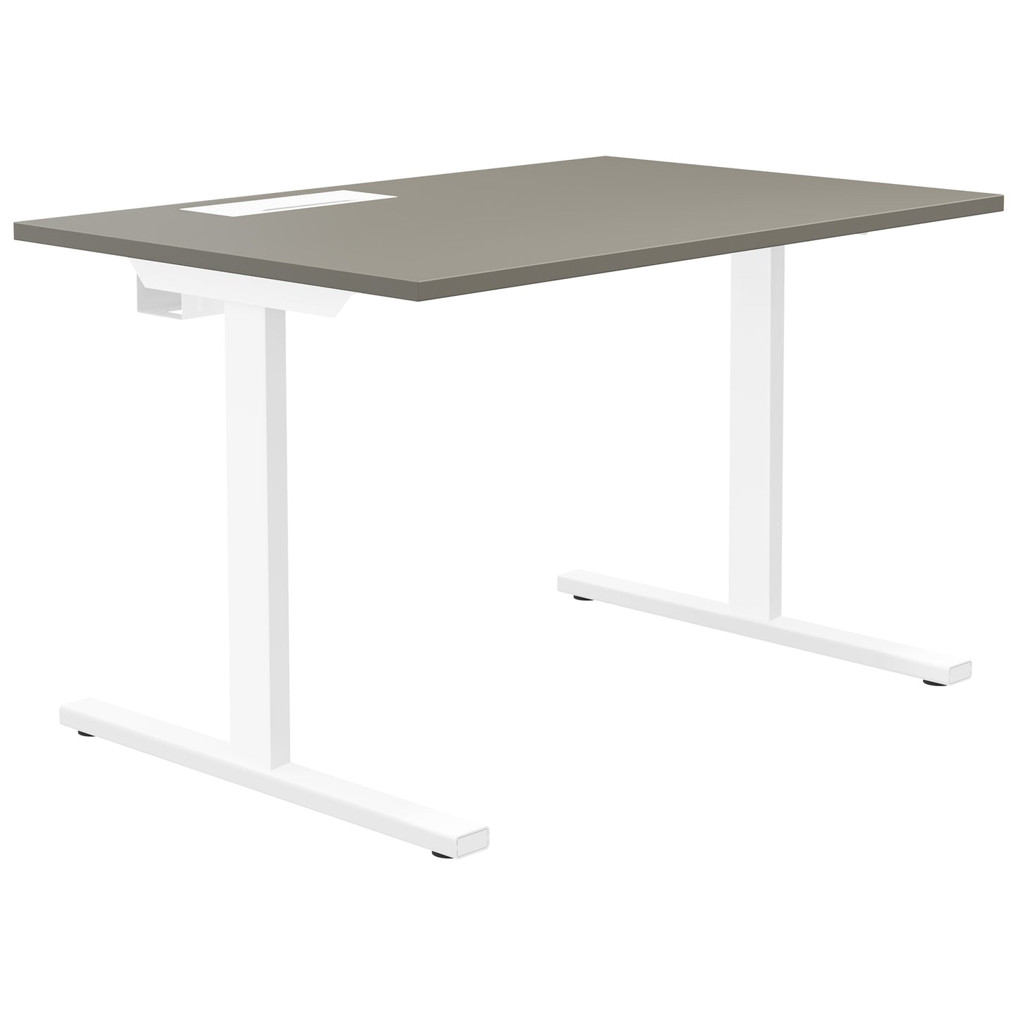 T-EASY desk | 1200 x 800 mm, electrified, Cubanite grey