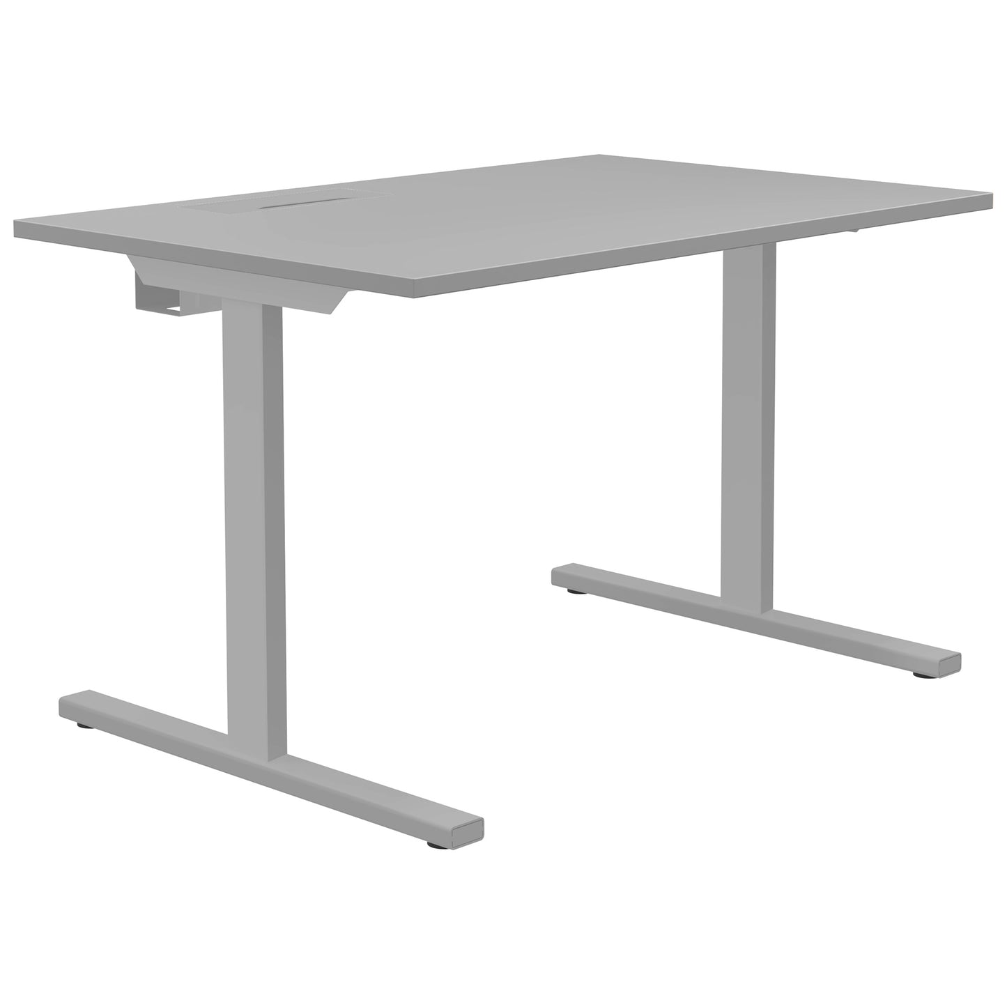 T-EASY desk | 1200 x 800 mm, electrified, pearl grey