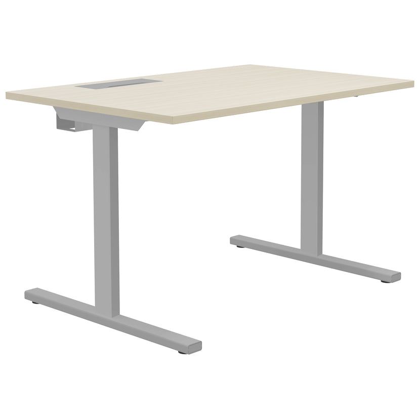 T-EASY Schreibtisch | 1200 x 800 mm, elektrifiziert, Sandesche