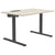 T-EASY desk | 1200 x 800 mm, electrified, sand ash