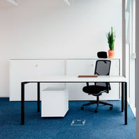 Nova u desk | 1600 x 800 mm, white