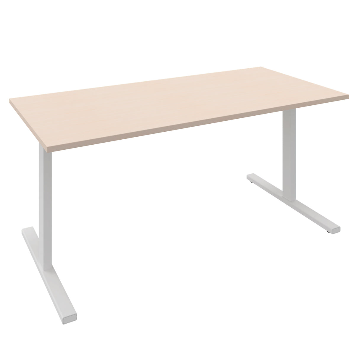 T-EASY Schreibtisch | 1600 x 800 mm, Ahorn - 1 Lightbox Main Image