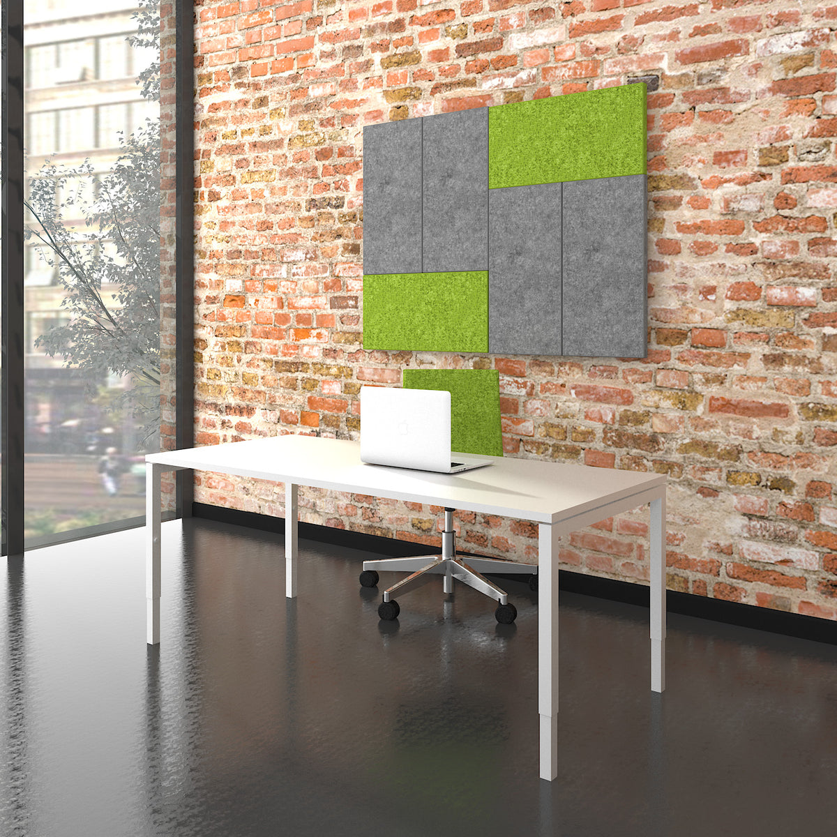 NOVA Uh desk | Manually height adjustable, 1600 x 800 mm, white - 3 Lightbox Main Image