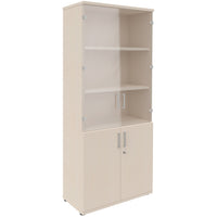 UNI Showcase cabinet | 5 Oh, 800 x 1897 mm, maple