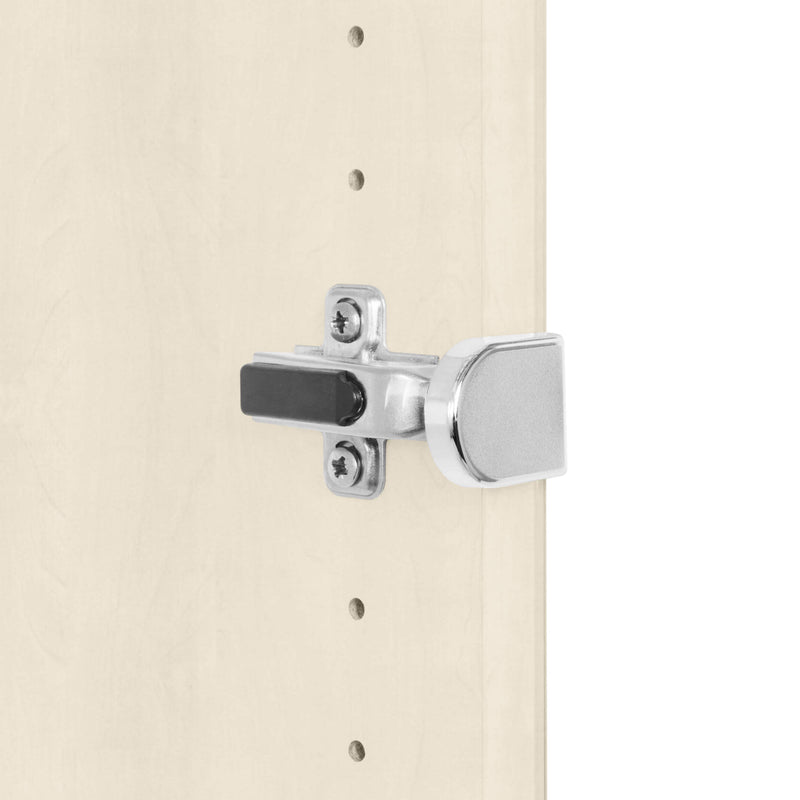 UNI Armoire vitrine | 5 OH, 800 x 1897 mm, érable / blanc  - 4 Main Image