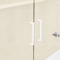 UNI Display cabinet | 5 OH, 800 x 1897 mm, maple/white