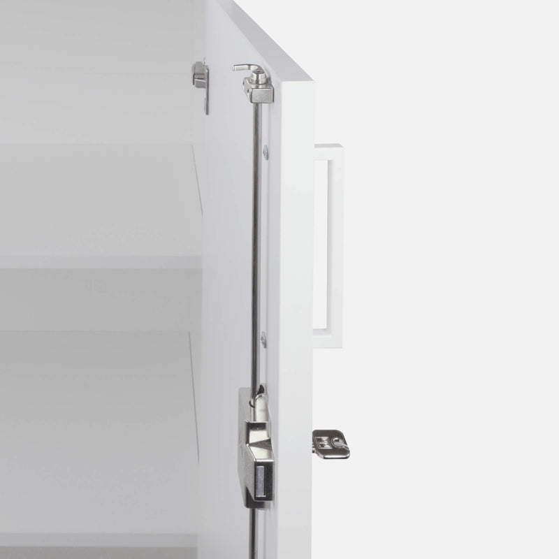 UNI Armadio vetrina | 5 OH, 800 x 1897 mm, bianco  - 11 Main Image