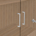 UNI Armadio vetrina con cartelle sospese | 5 OH, 800 x 1897 mm, rovere ambra  - 2 Thumbnail Image