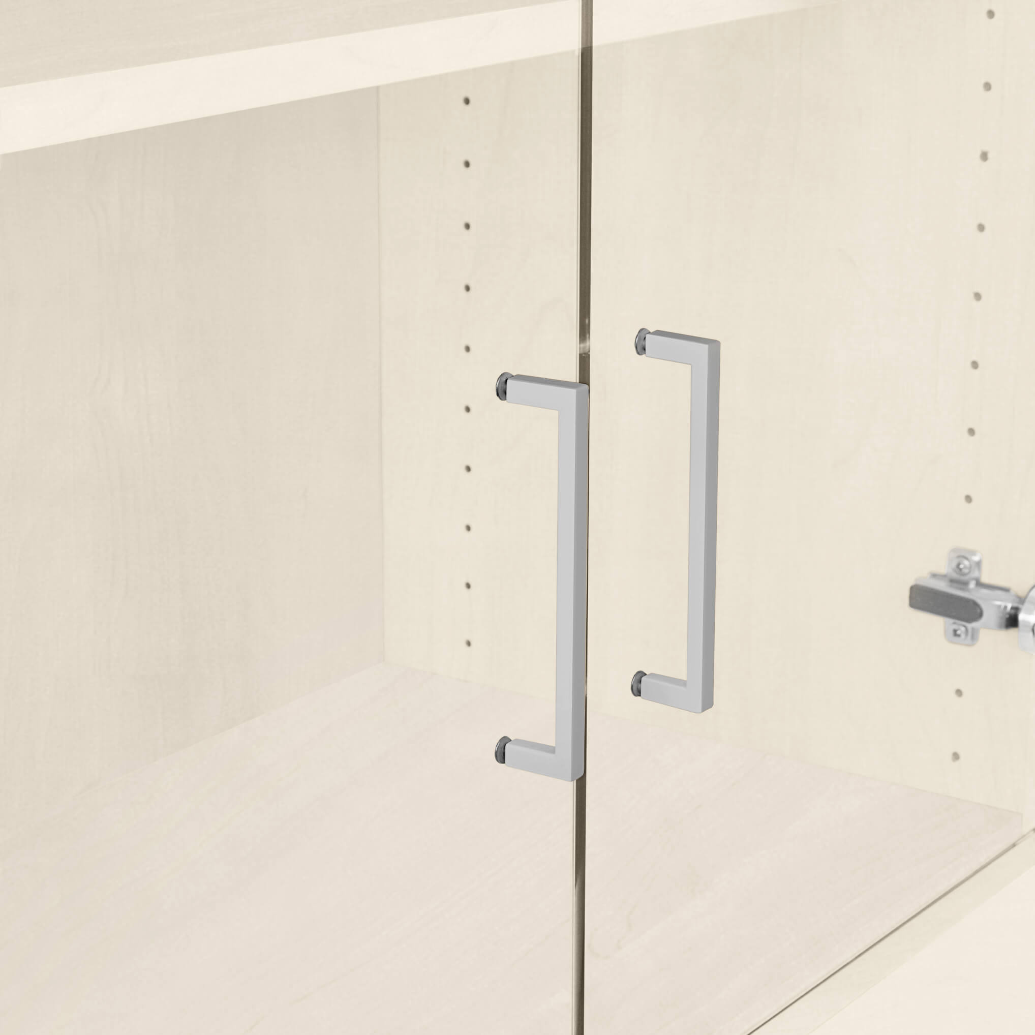 UNI Vitrinenschrank mit Hängeregister | 5 OH, 800 x 1897 mm, Ahorn