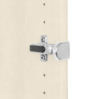 UNI Showcase cabinet with hanger register | 5 Oh, 800 x 1897 mm, maple / white