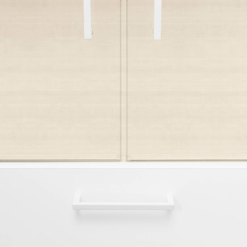 UNI Armadio vetrina con classificatore sospeso | 5 OH, 800 x 1897 mm, Acero / Bianco  - 10 Main Image