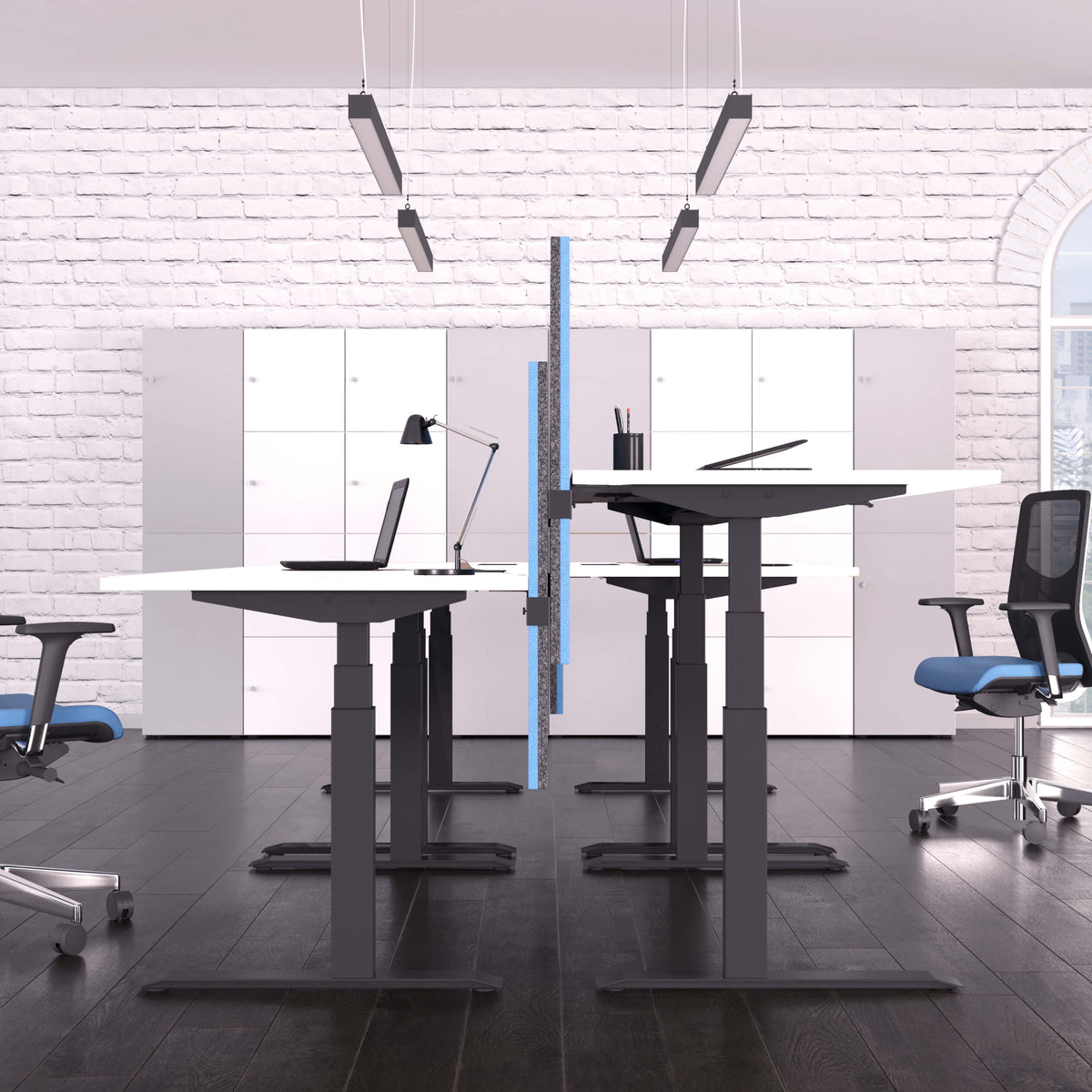 ACTIVE Schreibtisch | elektrisch höhenverstellbar, 1600 x 800 mm, Weiß - 7 Lightbox Main Image