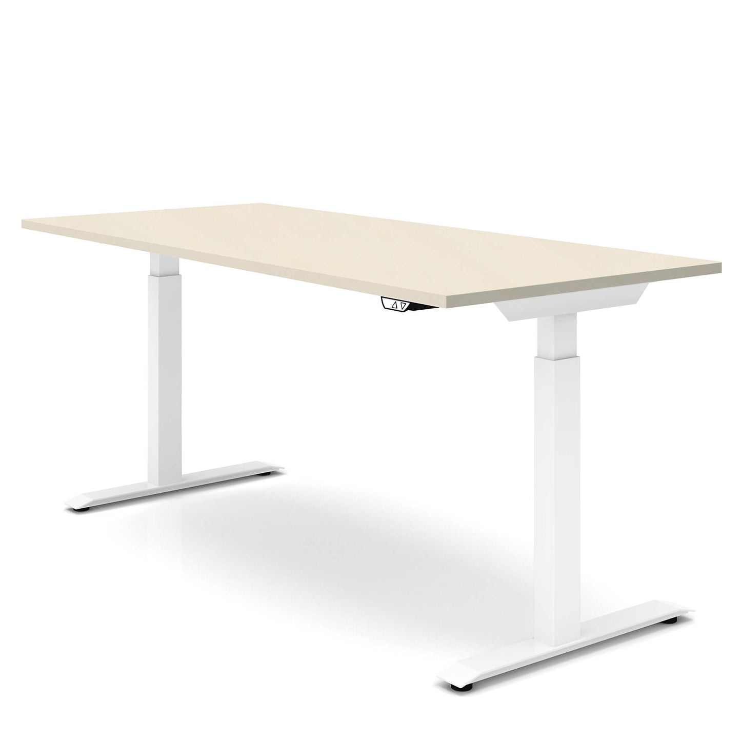 ACTIVE Scrivania | Regolabile elettricamente in altezza, 1800 x 800 mm, acero
