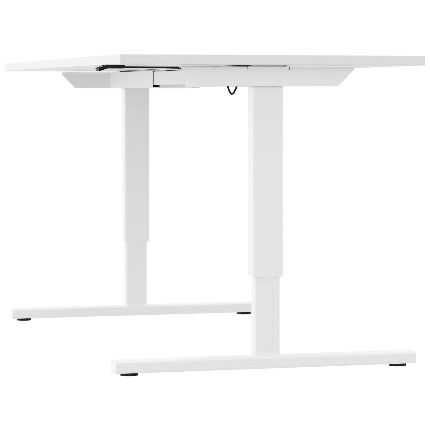 Bureau EASY à 2 moteurs | 1200 - 1800 mm, réglable en hauteur électriquement, blanc