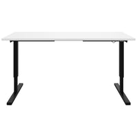 Bureau EASY à 2 moteurs | 1200 - 1800 mm, réglable en hauteur électriquement, blanc