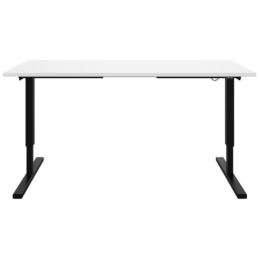 EASY 2-Motoren-Schreibtisch | 1200 - 1800 mm, elektrisch höhenverstellbar, Weiss