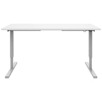 Bureau EASY à 2 moteurs | 1200 - 1800 mm, réglable en hauteur électriquement, blanc