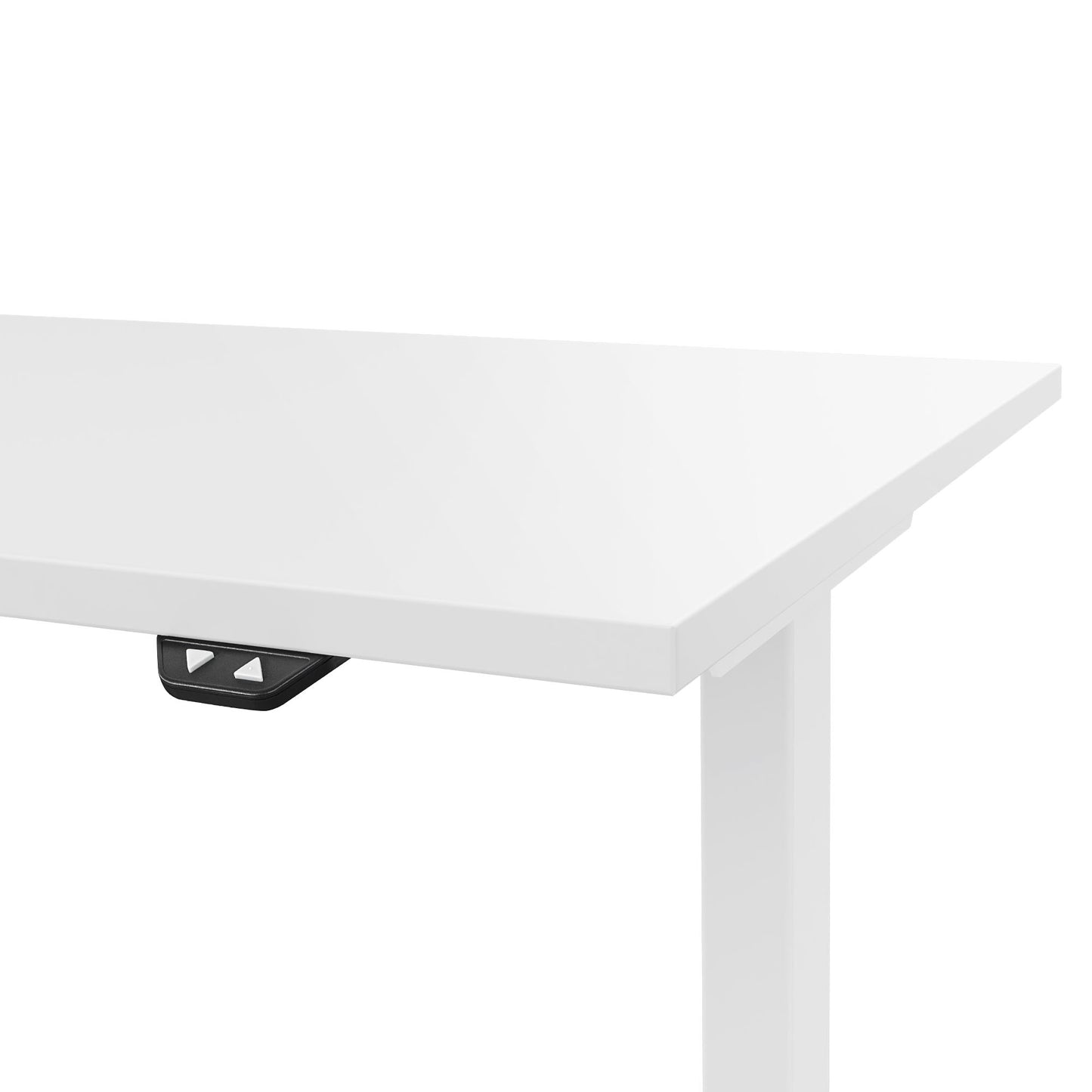 Bureau EASY à 2 moteurs | 1200 - 1800 mm, réglable en hauteur électriquement, blanc