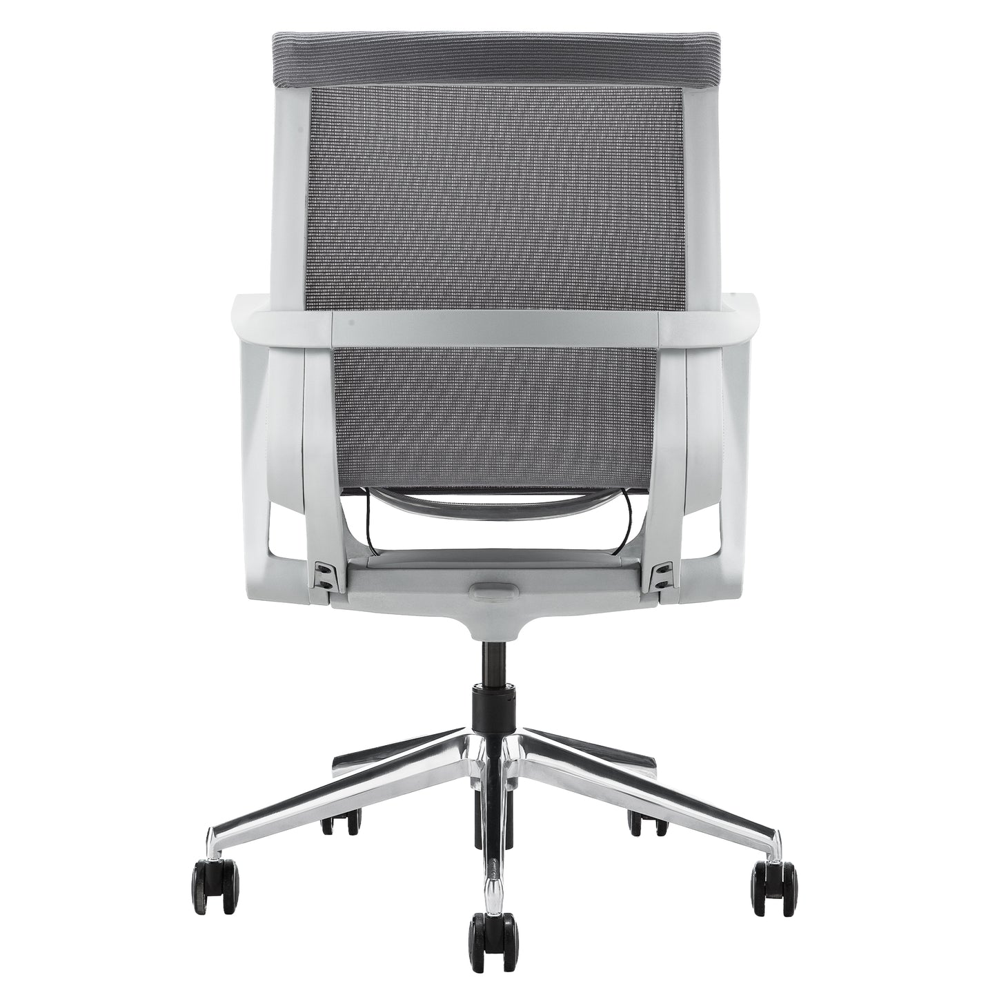 PROV Bürodrehstuhl | Atmungsaktiver Netzrücken, Wippmechanik, Grau