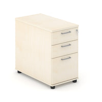 NOVA Munich - complete office | Set with angle desk, filing cabinets, standing container, maple