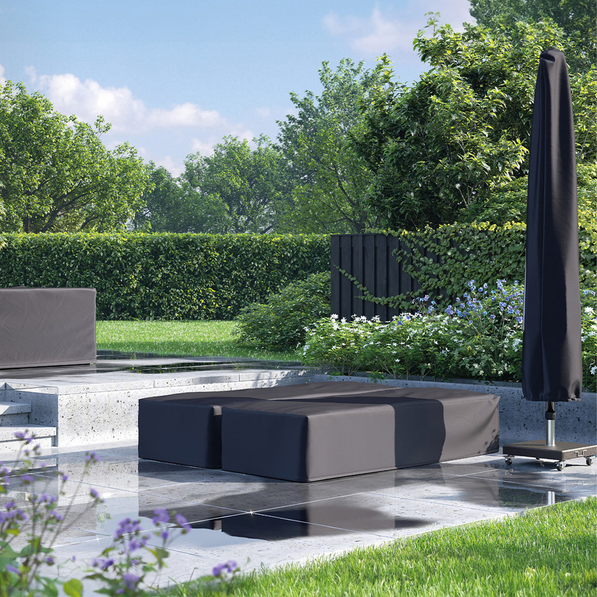 Platinum AeroCover Sonnenschirmabdeckung | 550-600 x 2500 mm, Anthrazit - 7 Lightbox Main Image