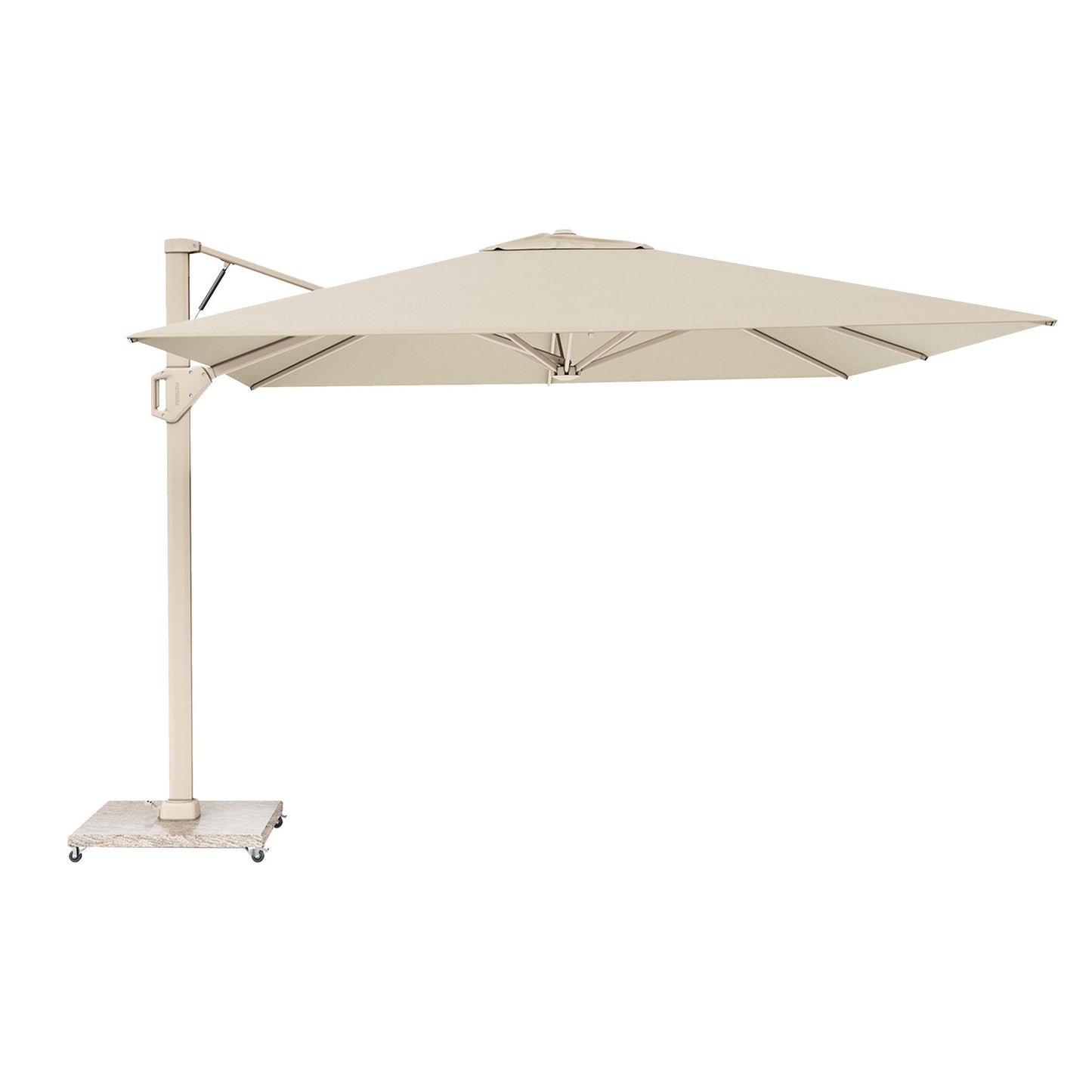 Platinum BEAUFORT Ampelschirm | 3200 x 3200 mm, 360° drehbar, Scherensystem