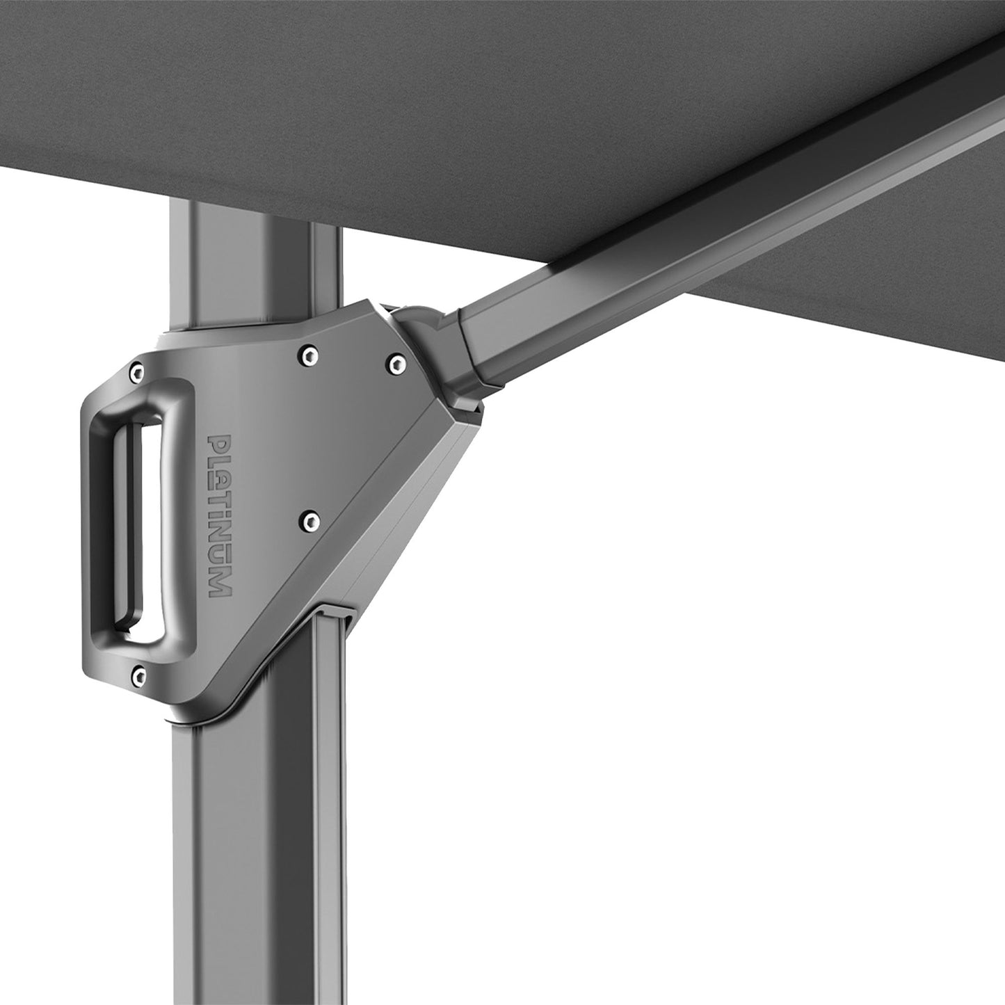 Platinum BEAUFORT Ampelschirm | 3200 x 3200 mm, 360° drehbar, Scherensystem