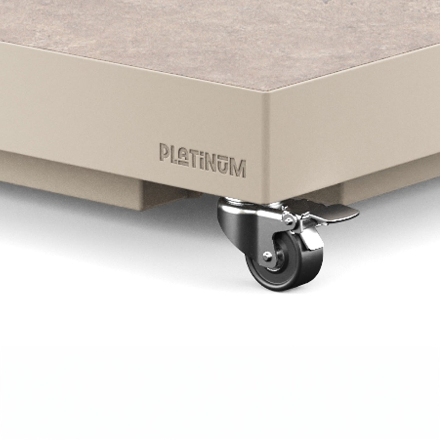 Platinum CERAMICA Schirmständer | Mit Rollen, Keramik, 40 kg, für Stockschirme