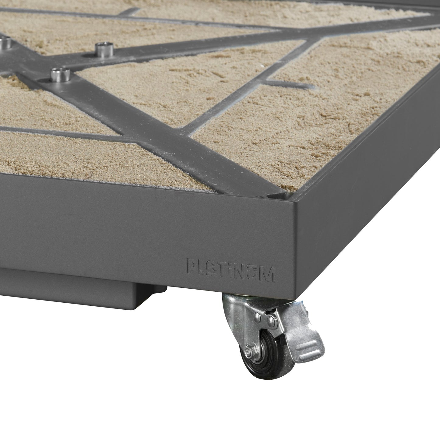 Platinum CERAMICA Schirmständer | Mit Rollen, Keramik, 90 kg, für Ampelschirme