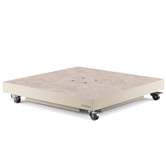 Platinum CERAMICA Schirmständer | Mit Rollen, Keramik, 90 kg, für Ampelschirme