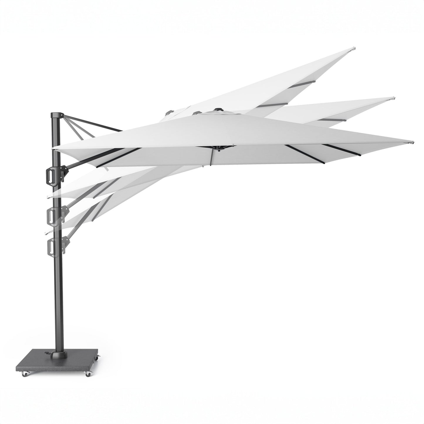 Platinum CHALLENGER T1 Teleskop Ampelschirm | 3500 x 3500 mm, 360° drehbar