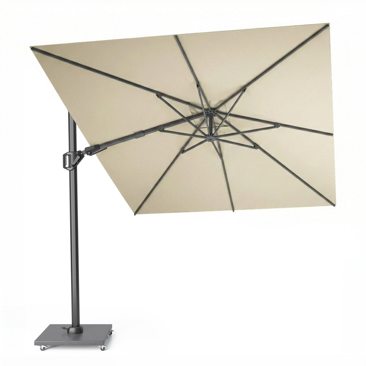 Platinum CHALLENGER T2 Ampelschirm | 2600-3500 x 2600-3500 mm, 360° drehbar, seitlich schwenkbar - 1 Lightbox Main Image