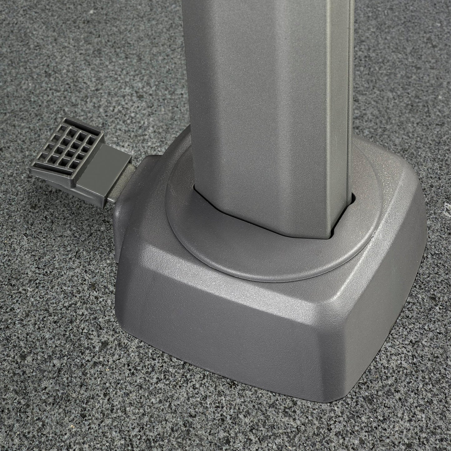 Platinum CHALLENGER T2 Ampelschirm | 2600-3500 x 2600-3500 mm, 360° drehbar, seitlich schwenkbar