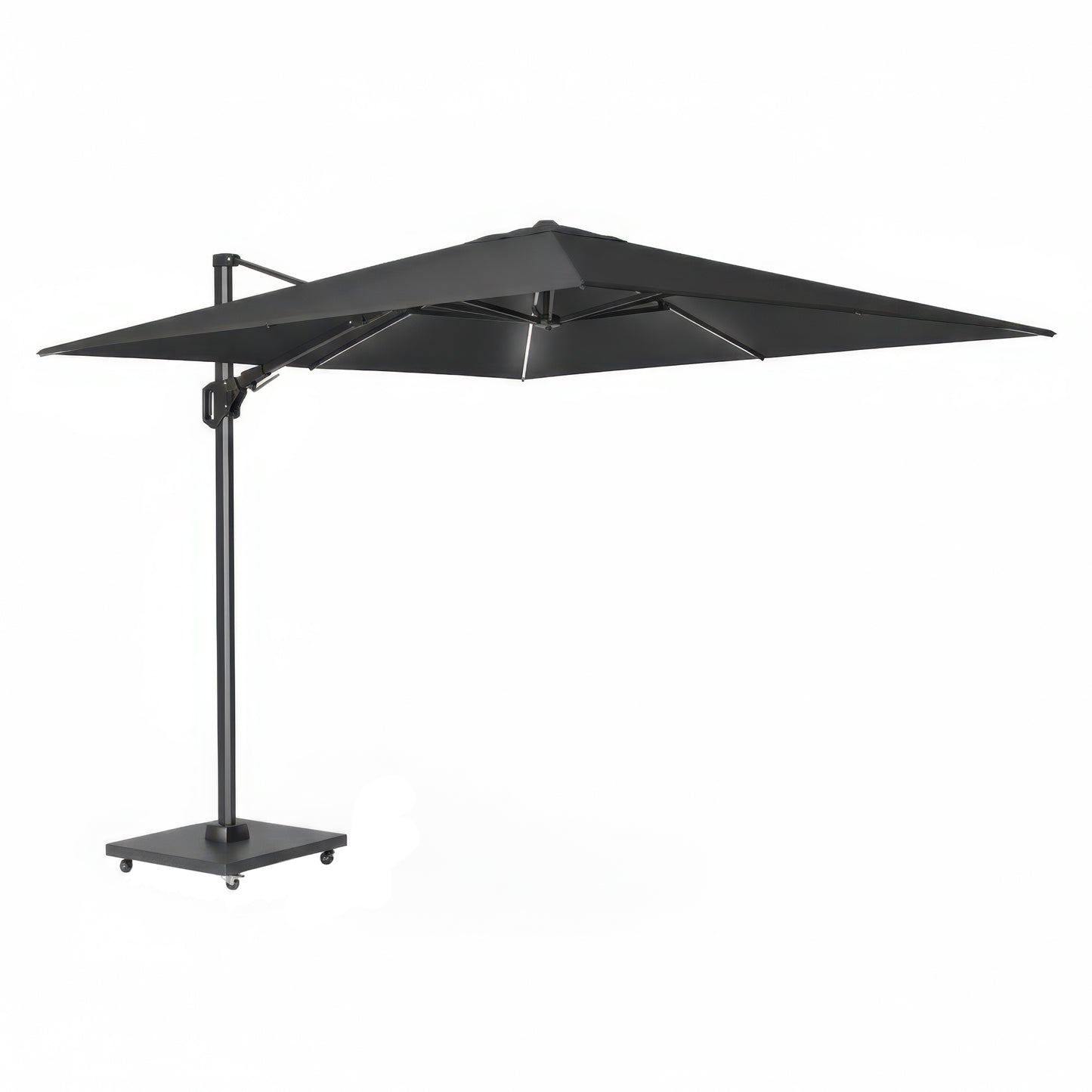 Platinum CHALLENGER T2 GLOW Ampelschirm | 3000 x 3000 mm, 360° drehbar, LED-Beleuchtung