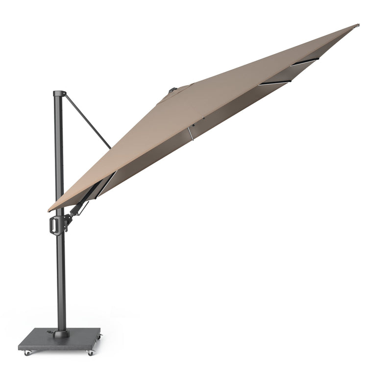 Platinum CHALLENGER T2 GLOW Ampelschirm | 3000 x 3000 mm, 360° drehbar, LED-Beleuchtung - 8 Main Image