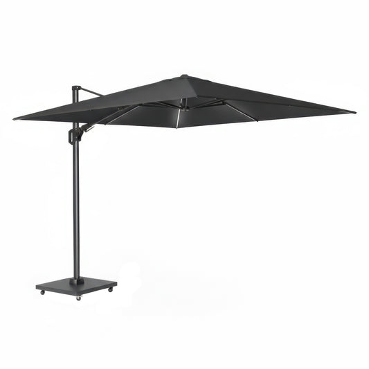 Platinum CHALLENGER T2 GLOW Ampelschirm | 3000 x 3000 mm, 360° drehbar, LED-Beleuchtung