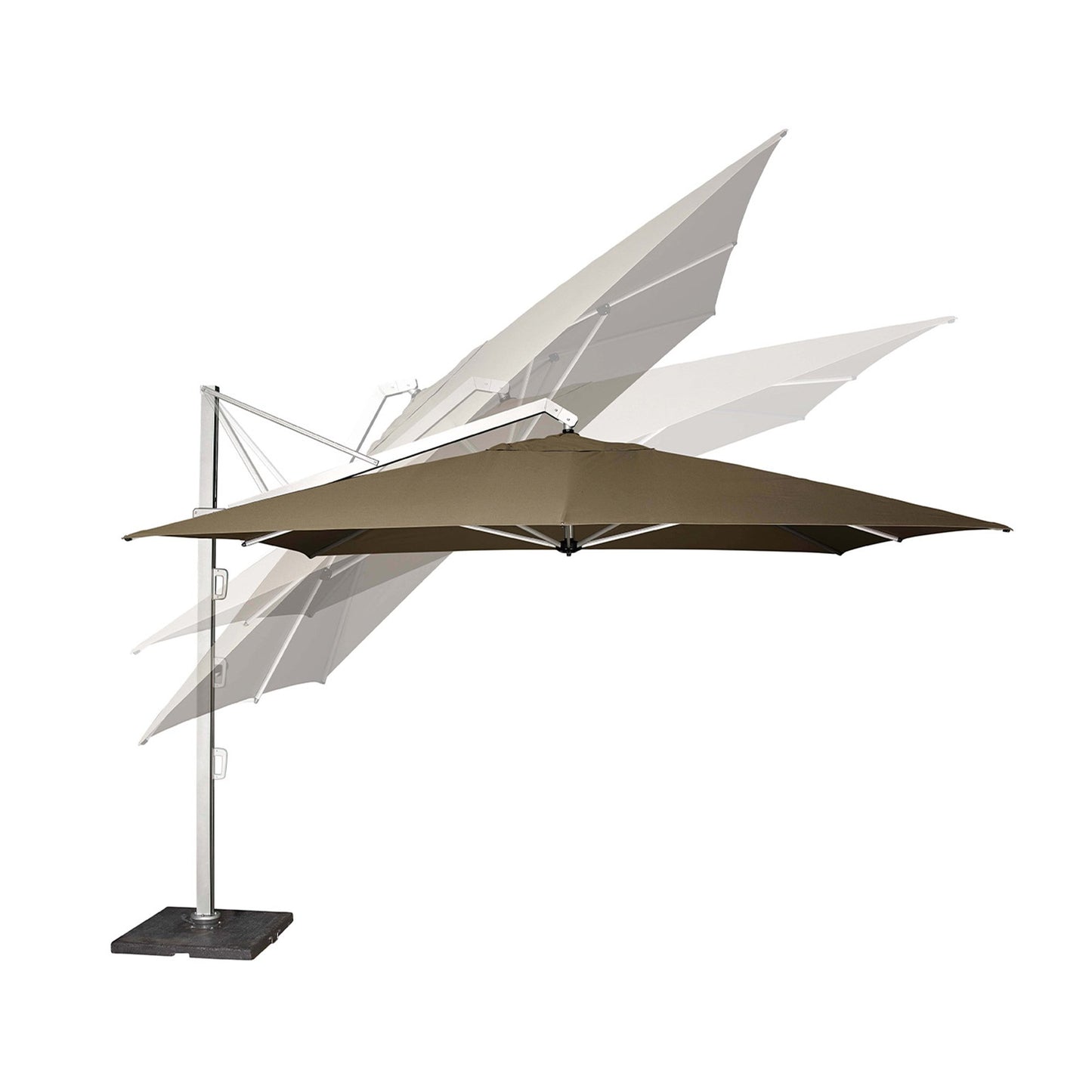 Platinum ICON T1 Ampelschirm | 4000 x 3000 mm, 360° drehbar