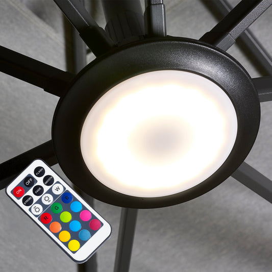 Platinum LED-Lampe | inkl. Fernbedienung und USB-Ladegerät, 10 verschiedene Farben