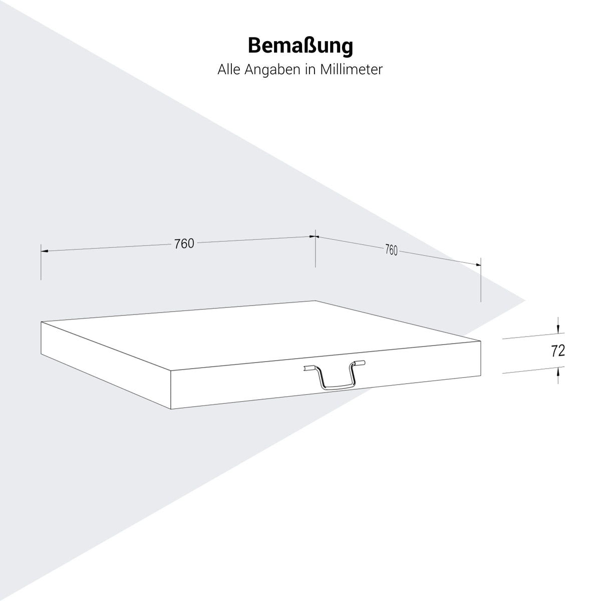 Platinum MILANO Schirmständer | Mit versenkten Rollen, Schwarz polierter Granit, 90 kg - 4 Lightbox Main Image