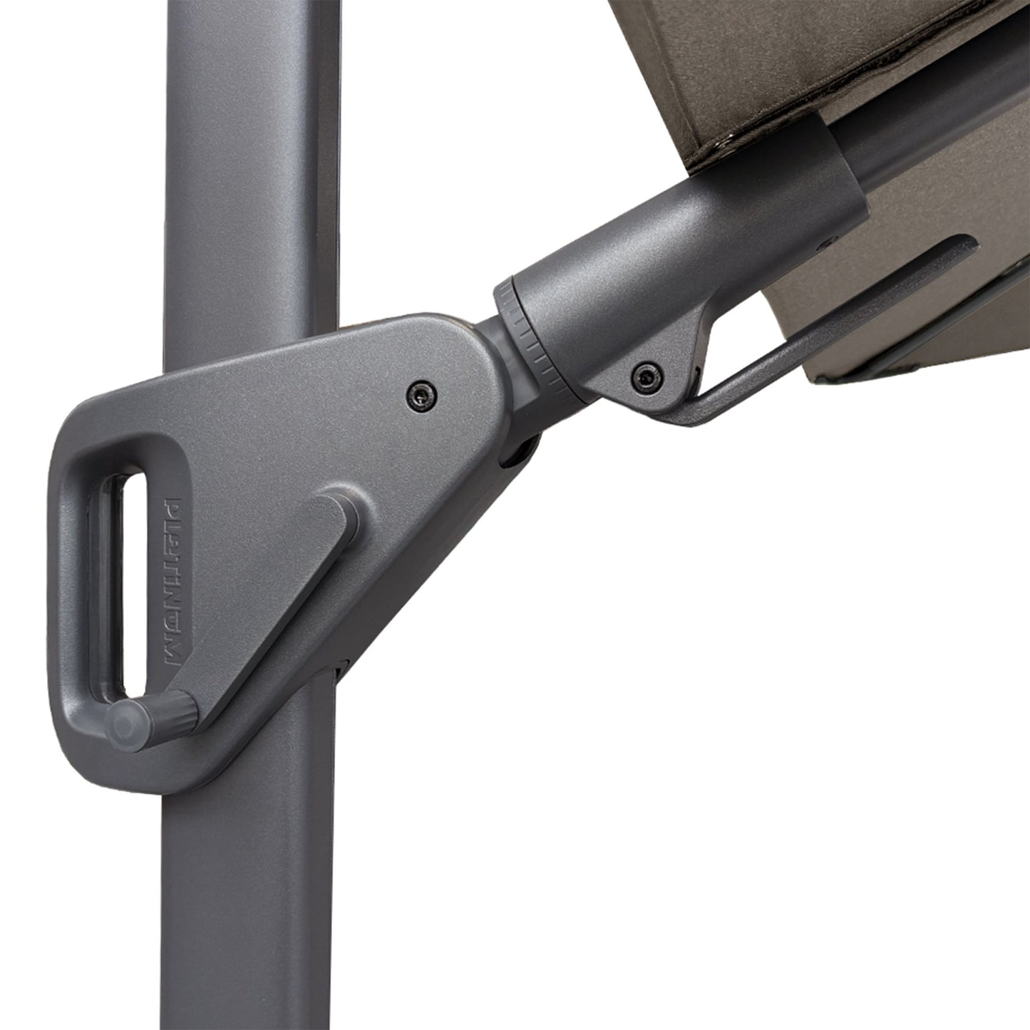 Platinum NEXUS T2 Ampelschirm | 3000 x 3000 mm, 360° drehbar, doppelt schwenkbar