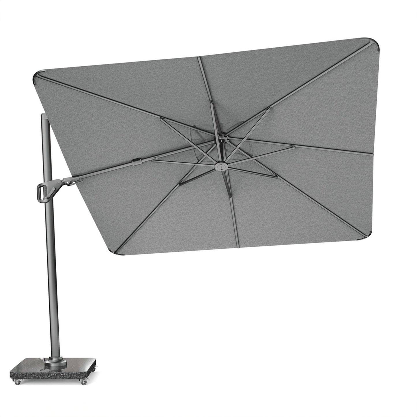 Platinum NEXUS T2 Ampelschirm | 3000 x 3000 mm, 360° drehbar, doppelt schwenkbar