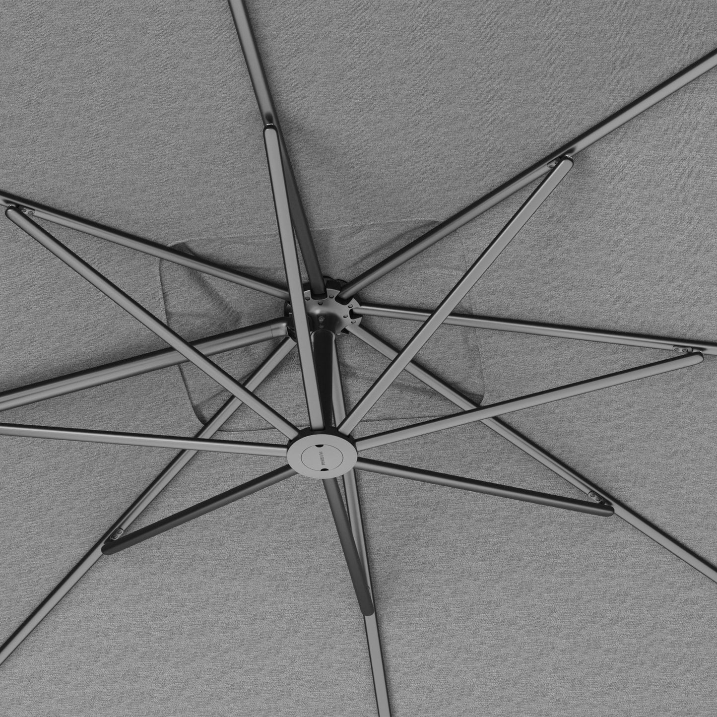 Platinum NEXUS T2 Ampelschirm | 3000 x 3000 mm, 360° drehbar, doppelt schwenkbar