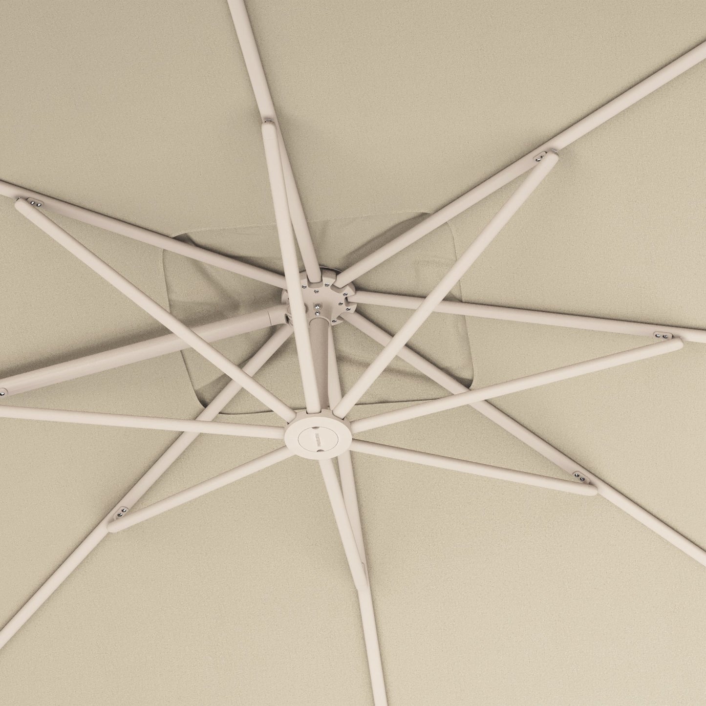 Platinum NEXUS T2 Ampelschirm | 3000 x 3000 mm, 360° drehbar, doppelt schwenkbar