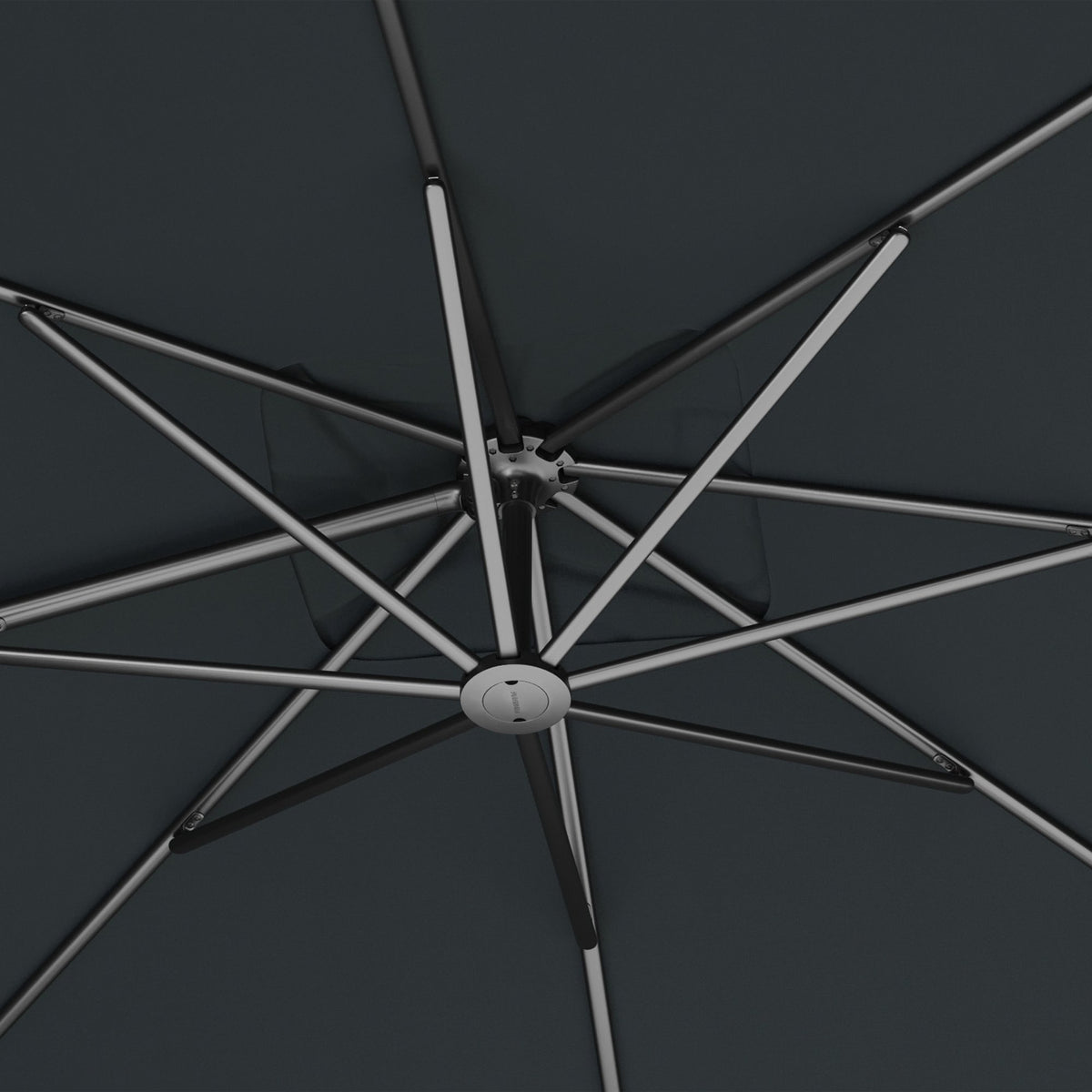 Platinum NEXUS T2 Ampelschirm | 3000 x 3000 mm, 360° drehbar, doppelt schwenkbar - 7 Lightbox Main Image