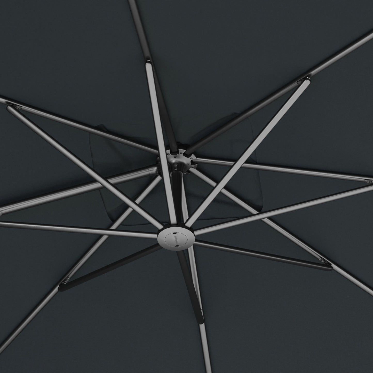 Platinum NEXUS T2 Ampelschirm | 3000 x 3000 mm, 360° drehbar, doppelt schwenkbar