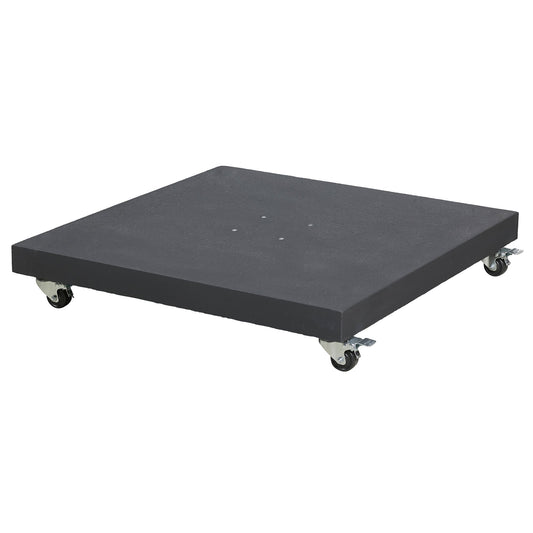 Platinum SORRENTO Schirmständer | Mit Rollen, Granit, 90 kg