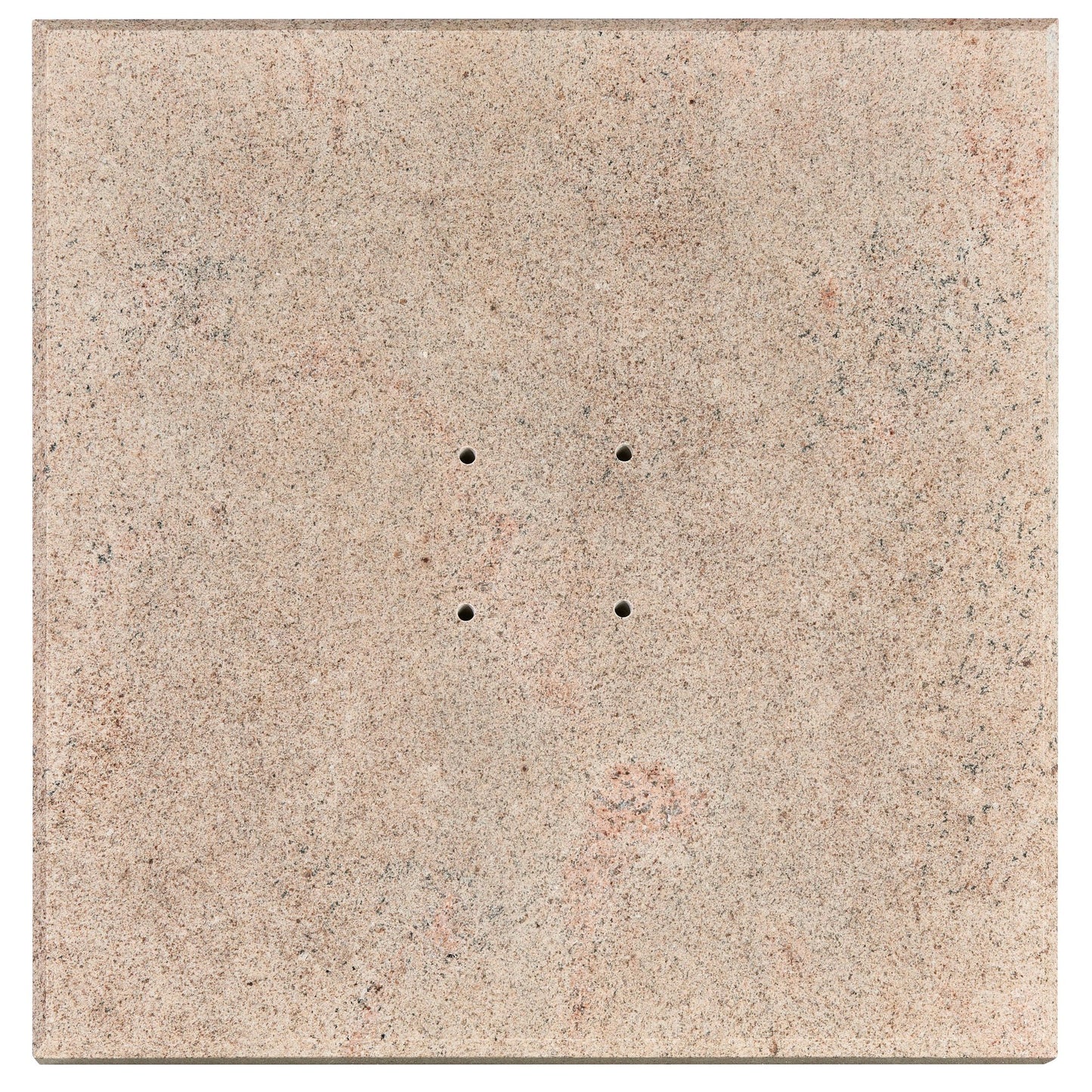 Platinum VENEZIA ROUND EDGE Schirmständer | Mit Rollen, abgerundete Ecken, Beige Granit, 90-120 kg