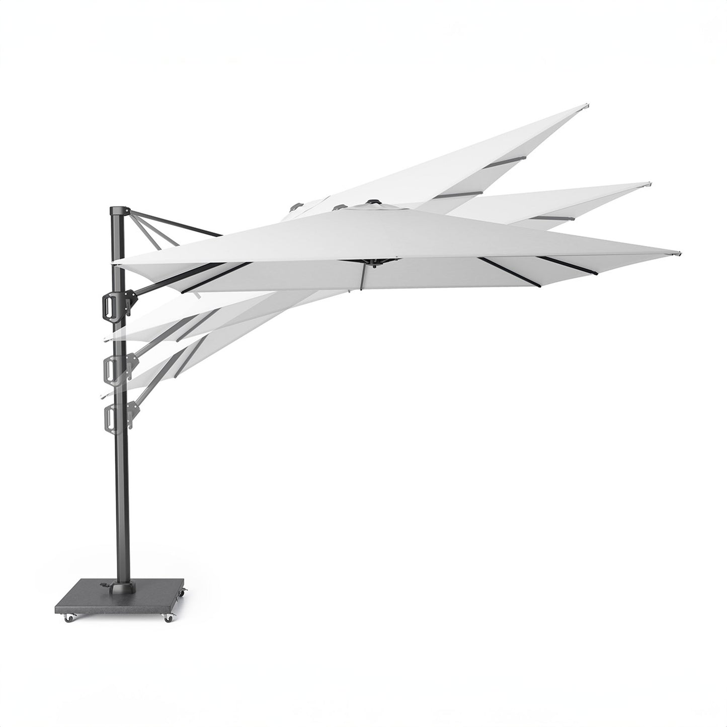 Platinum VOYAGER T1 Ampelschirm | 2500-3000 x 2000-3000 mm, 360° drehbar